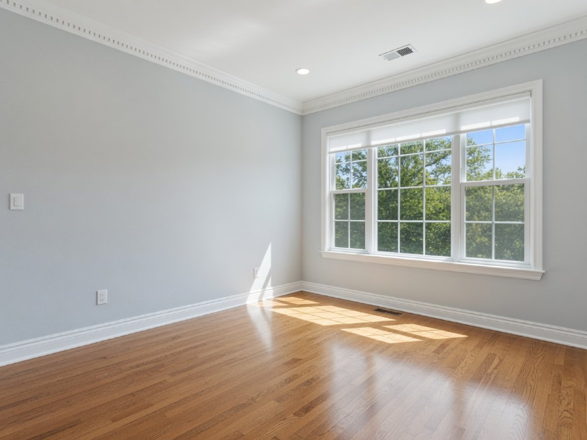Vacant home interior ready for paint